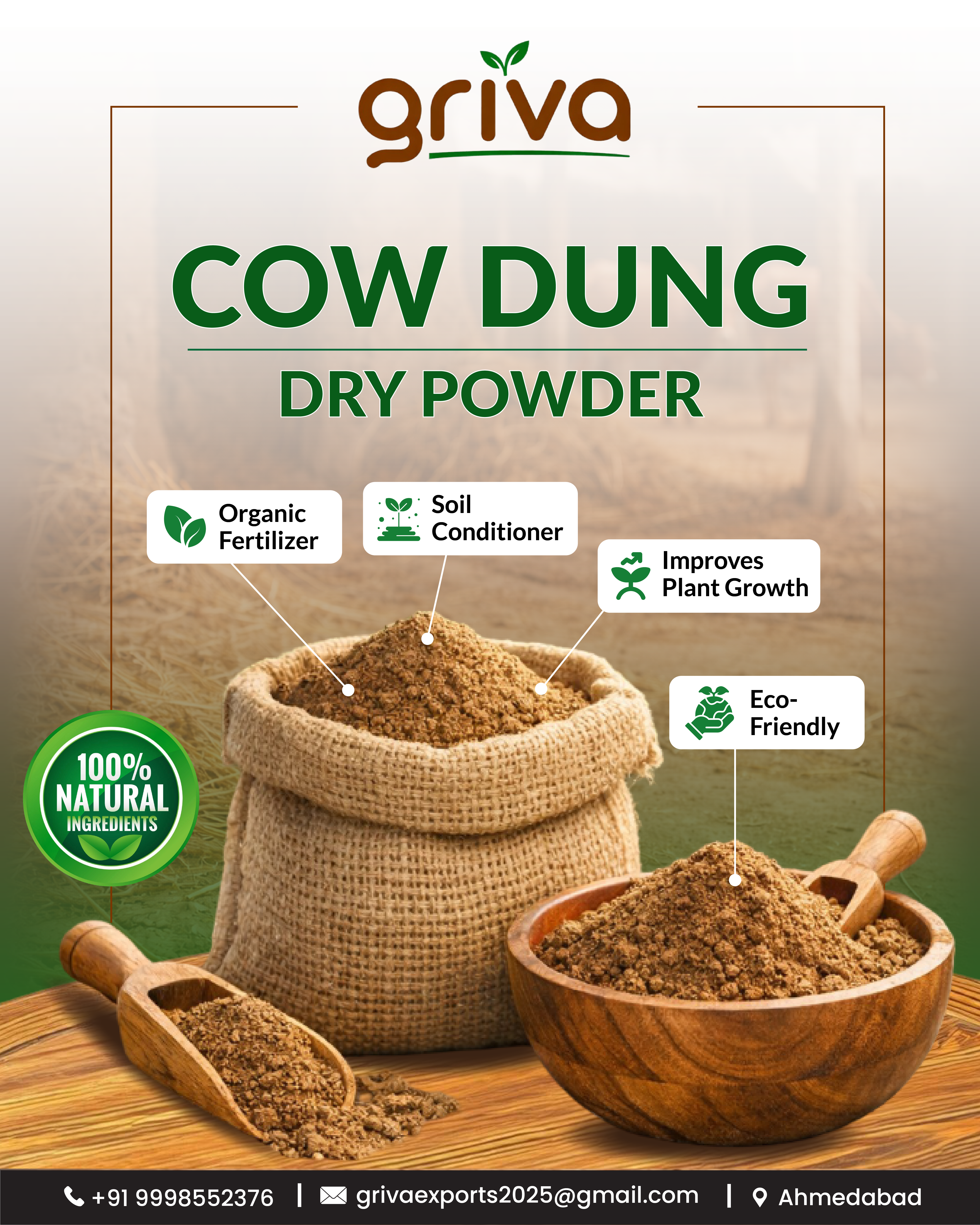 Cow-Dung Powder